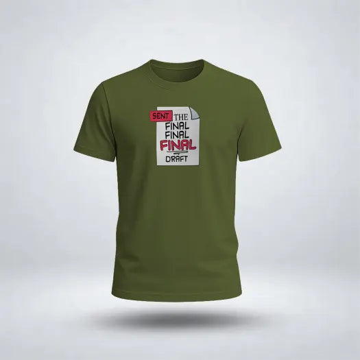 Sent The Final Draft Graphic Tee for Men's