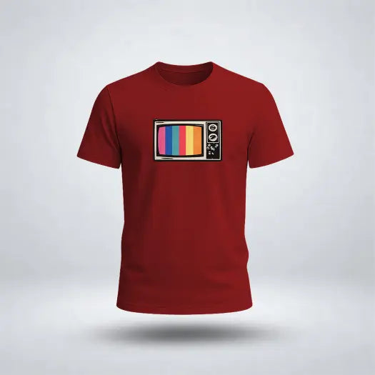 Antique TV Graphic Tee for Men's