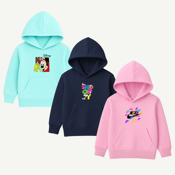 Printed Hoodies Bundle for KIDS Pack of 3