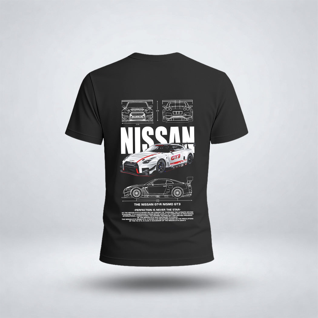 Men's Drop Shoulder Niss-an Car Tee