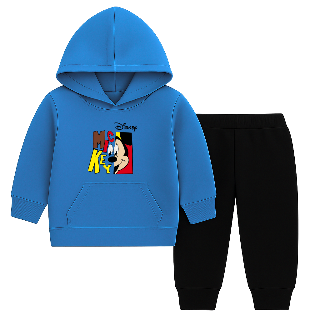 Disney Mickey Printed Hooded Tracksuit for Kids