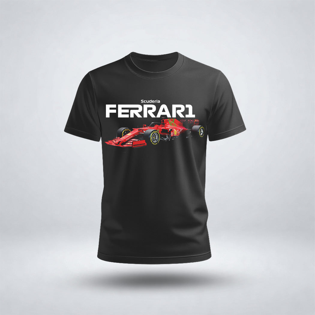 Boy's Drop Shoulder Ferr-ari Car Tee