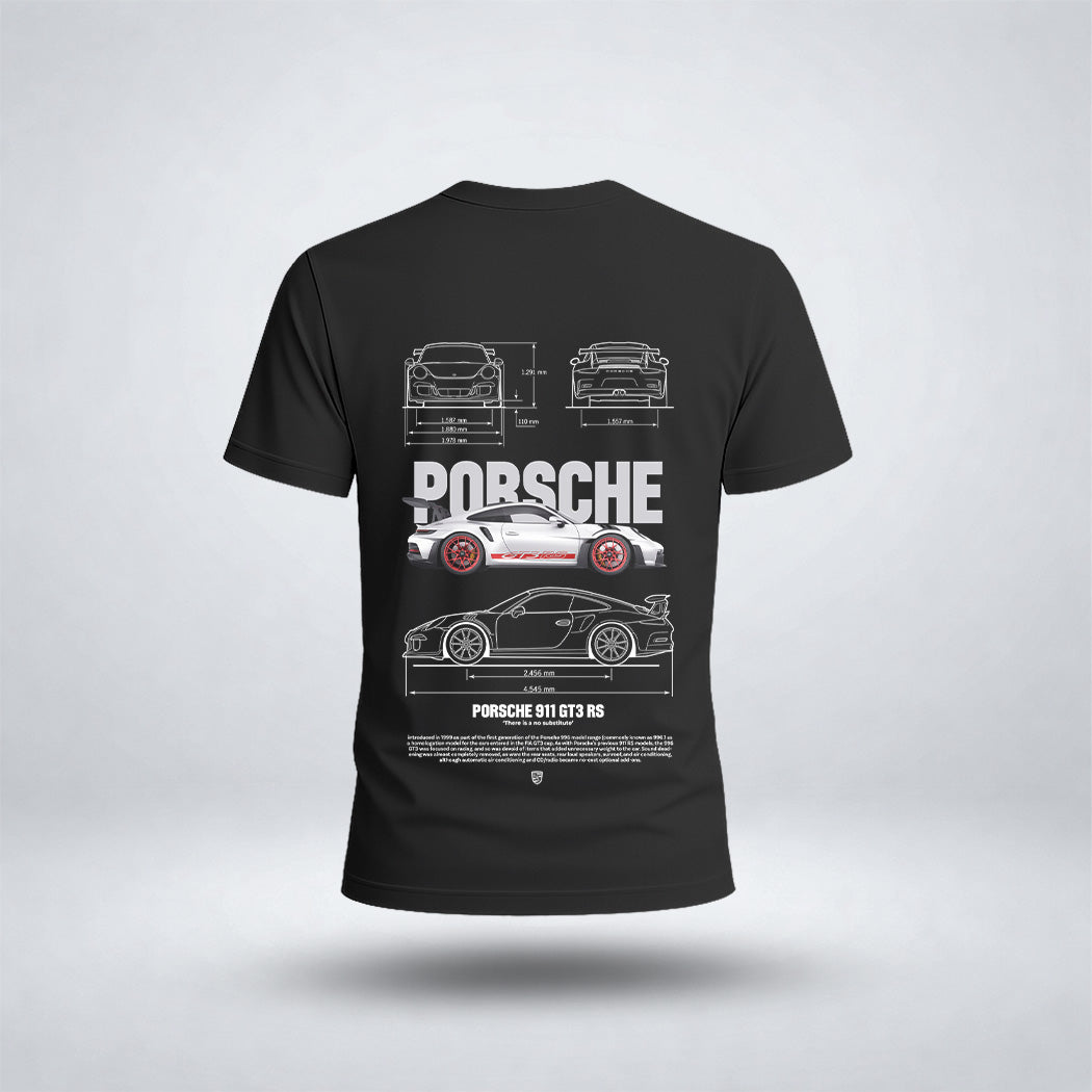 Boy's Drop Shoulder Pors-che Car Tee