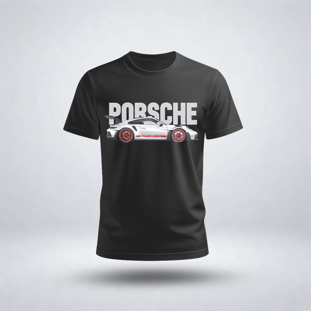 Men's Drop Shoulder Pors-che Car Tee