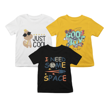 Kids T-Shirt Bundle Pack of 3