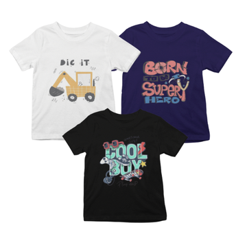 Kids T-Shirt Bundle Pack of 3