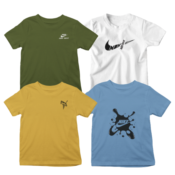 Boys T-Shirt Bundle Pack of 4