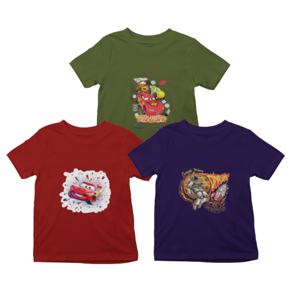 Kids T-Shirt Bundle Pack of 3