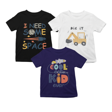 Kids T-Shirt Bundle Pack of 3