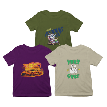 Kids T-Shirt Bundle Pack of 3