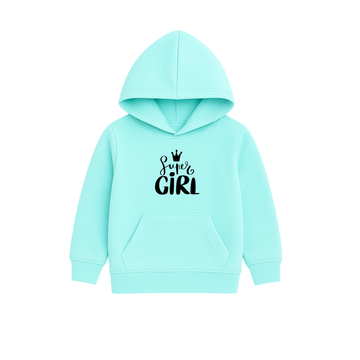 Super Girl Printed Hooded for Kids
