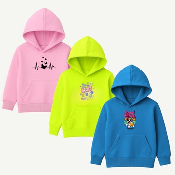 Printed Hoodies Bundle for KIDS Pack of 3