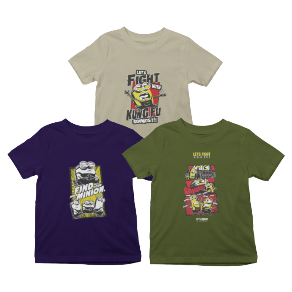 Kids T-Shirt Bundle Pack of 3