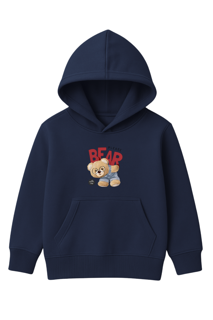 Please Bear Printed Hooded for Kids