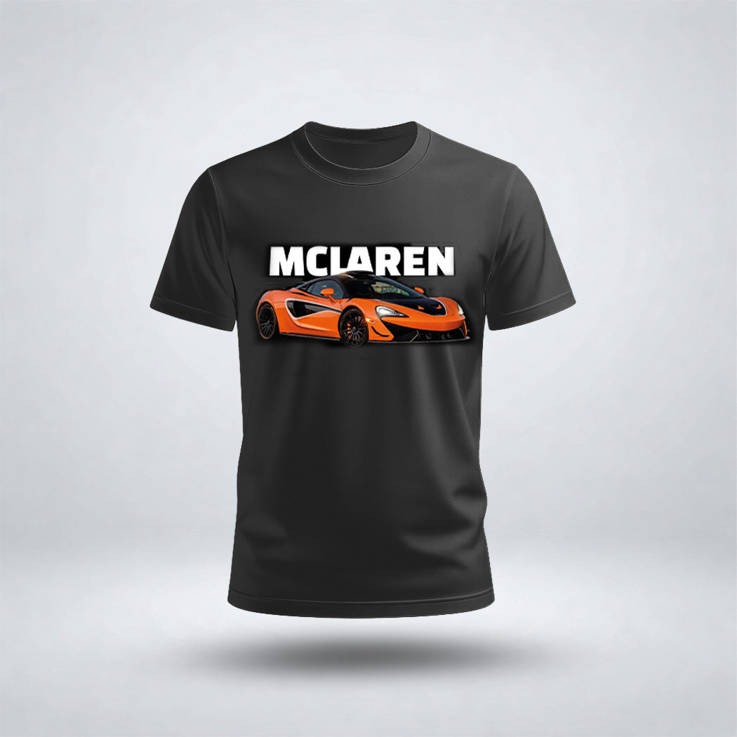 Boy's Drop Shoulder Mcla-ren Car Tee