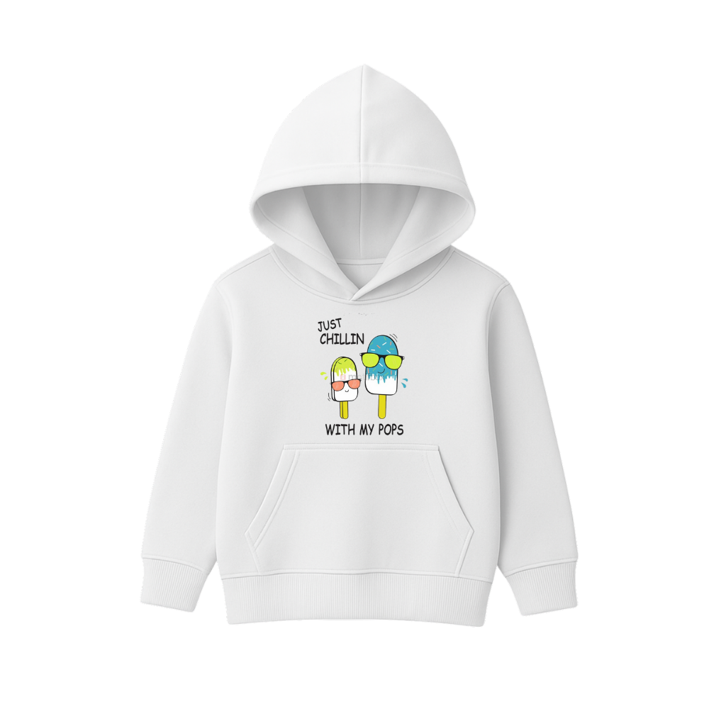 Just Chillin Printed Hooded for Kids