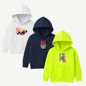 Printed Hoodies Bundle for KIDS Pack of 3