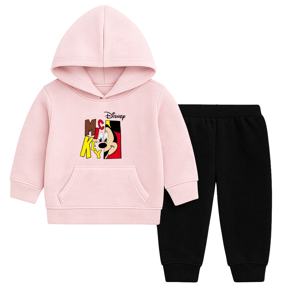 Disney Mickey Printed Hooded Tracksuit for Kids