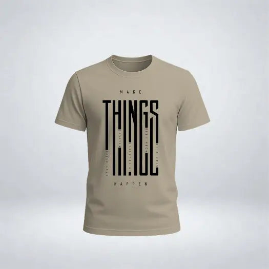 Make Things Happen Graphic Tee for Men's