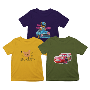 Kids T-Shirt Bundle Pack of 3