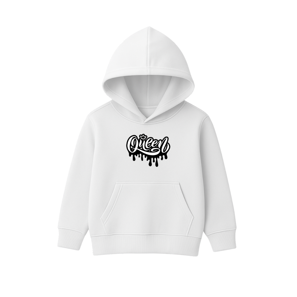 Queen Printed Hooded for Kids