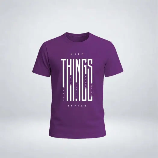 Make Things Happen Graphic Tee for Men's