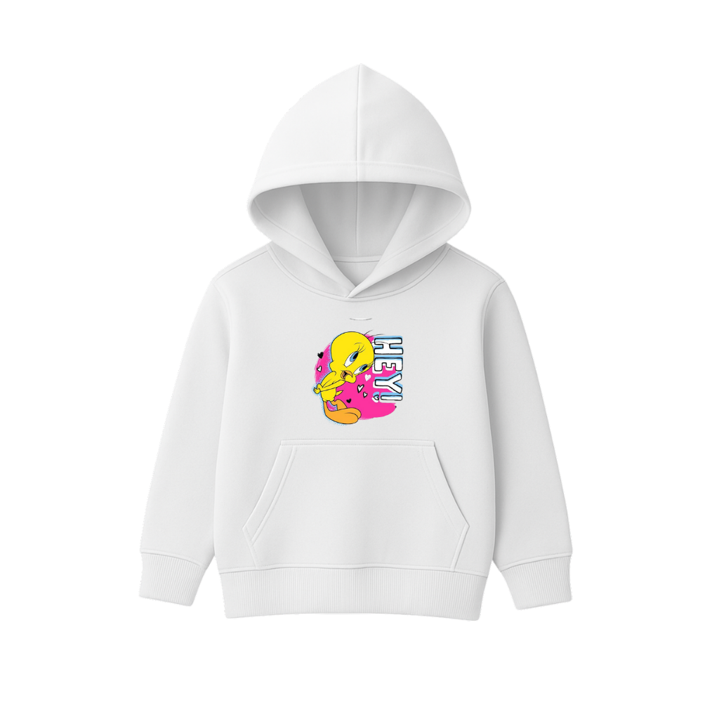 HEY TWEETY Printed Hooded for Kids