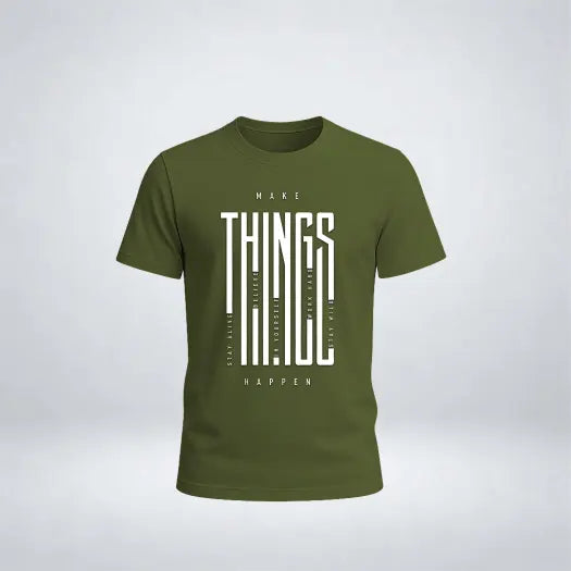 Make Things Happen Graphic Tee for Men's