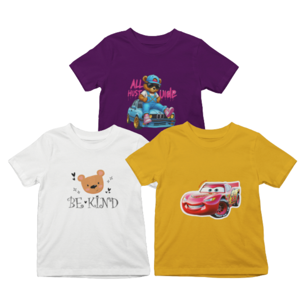 Kids T-Shirt Bundle Pack of 3