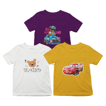 Kids T-Shirt Bundle Pack of 3