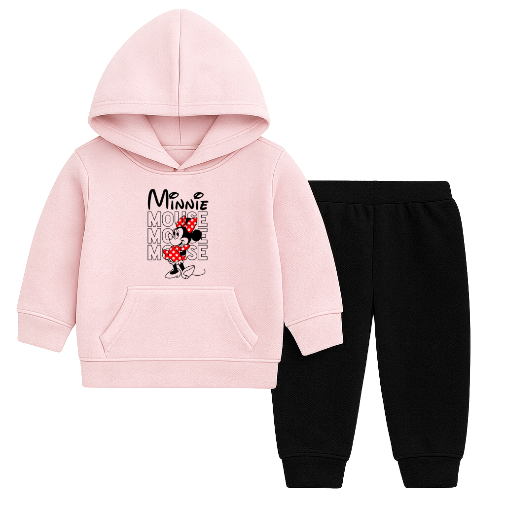 MINNIE Printed Hooded Tracksuit for Kids