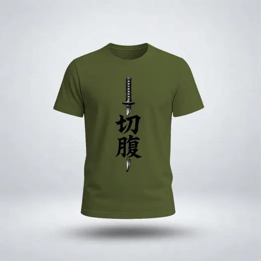 Katana Spirit – Japanese Graphic Tee for Men's
