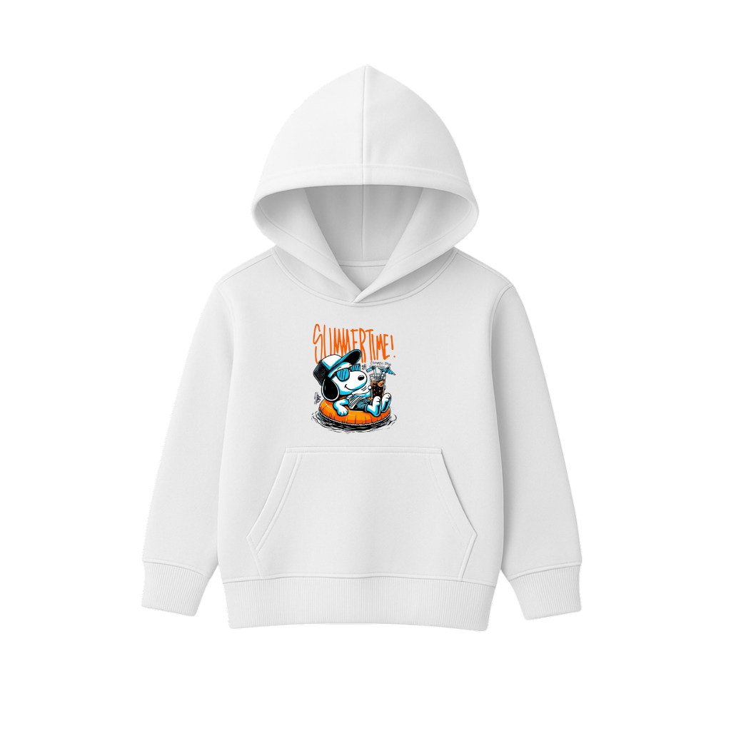 Summer Time Printed Hooded for Kids