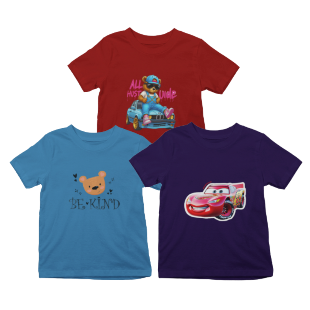 Kids T-Shirt Bundle Pack of 3