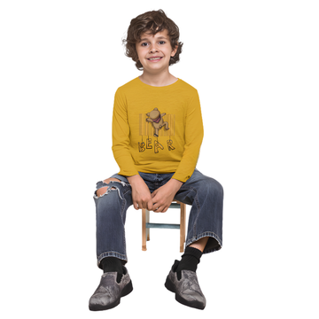 Bear Full Sleeve Printed T-Shirt for Kids