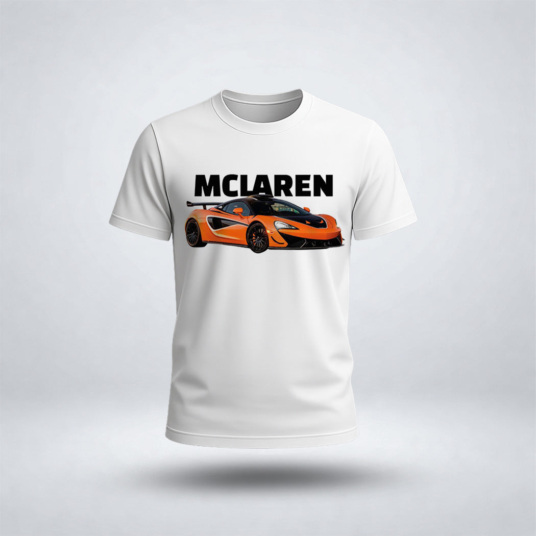 Boy's Drop Shoulder Mcla-ren Car Tee