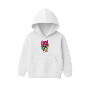 Good Vibes Printed Hooded for Kids