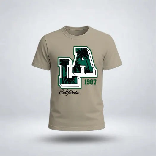 LA 1987 – California Graphic Tee for Men's