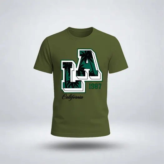LA 1987 – California Graphic Tee for Men's