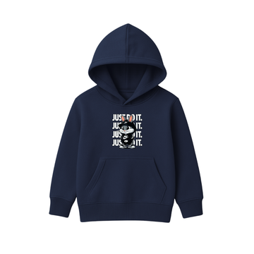 JUST DO IT Rabbit Printed Hooded for Kids