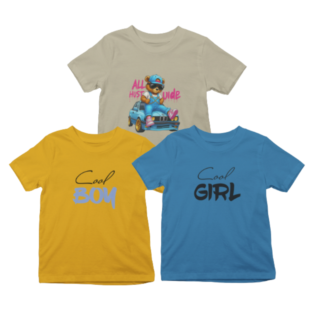 Kids T-Shirt Bundle Pack of 3