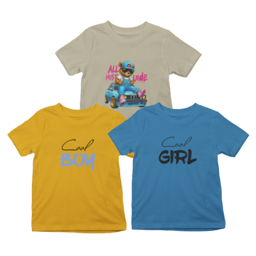 Kids T-Shirt Bundle Pack of 3