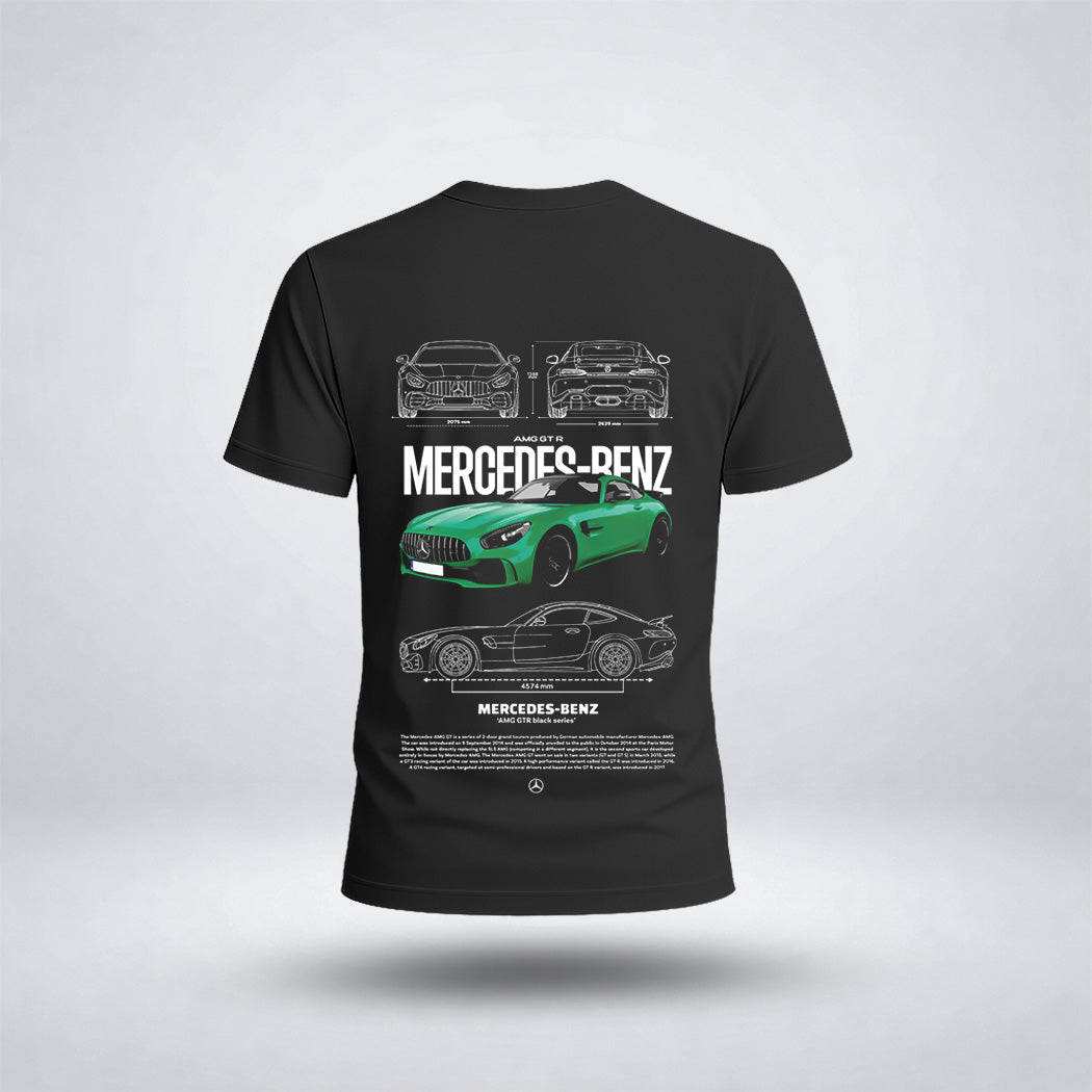 Men's Drop Shoulder Merce-des Benz Car Tee