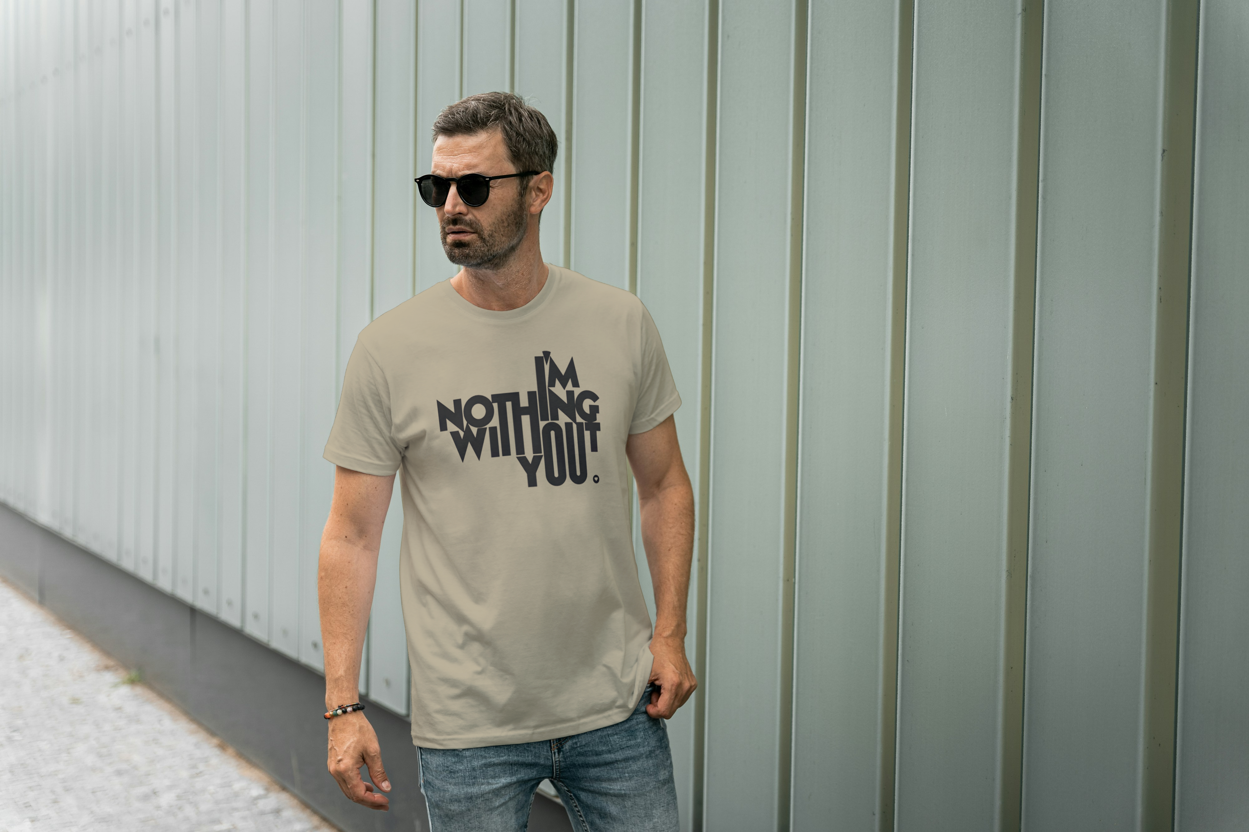 I'M Nothing Without You Graphic Tee for Men's