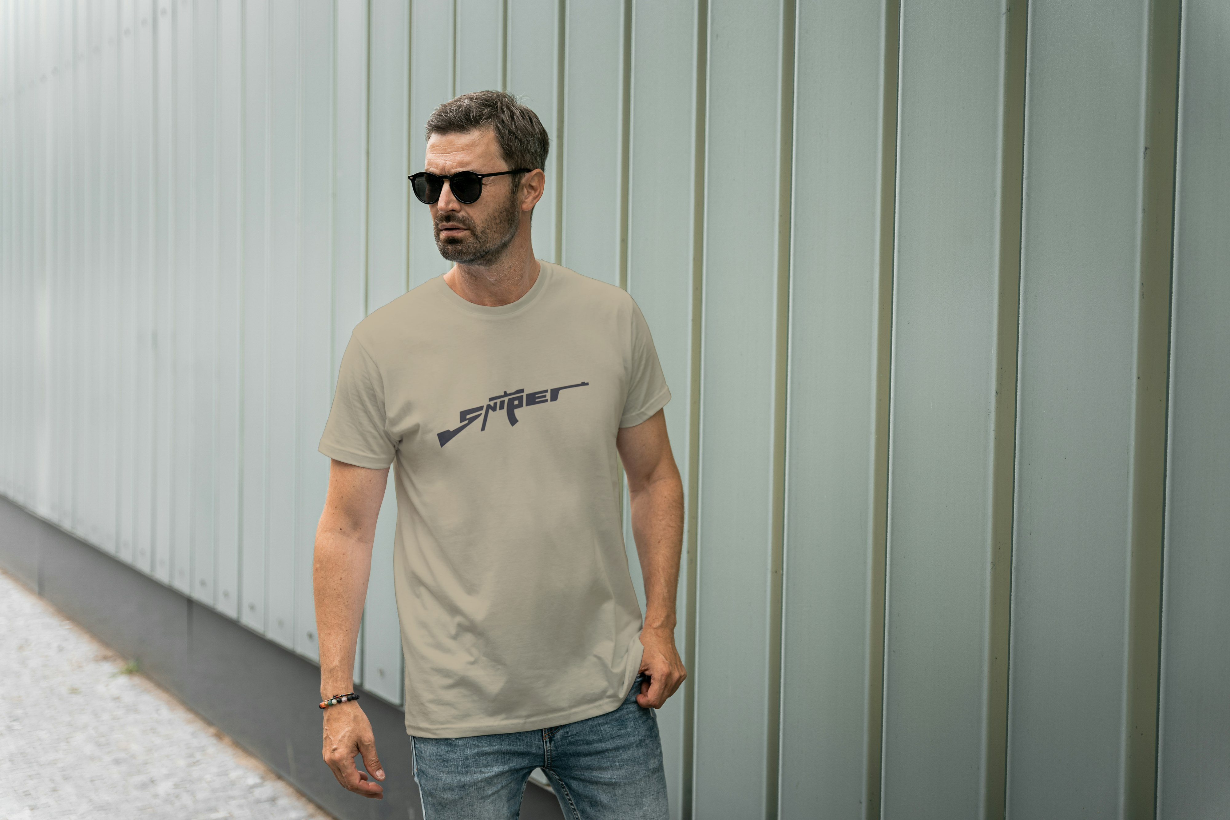 SNIPER Graphic Tee for Men's