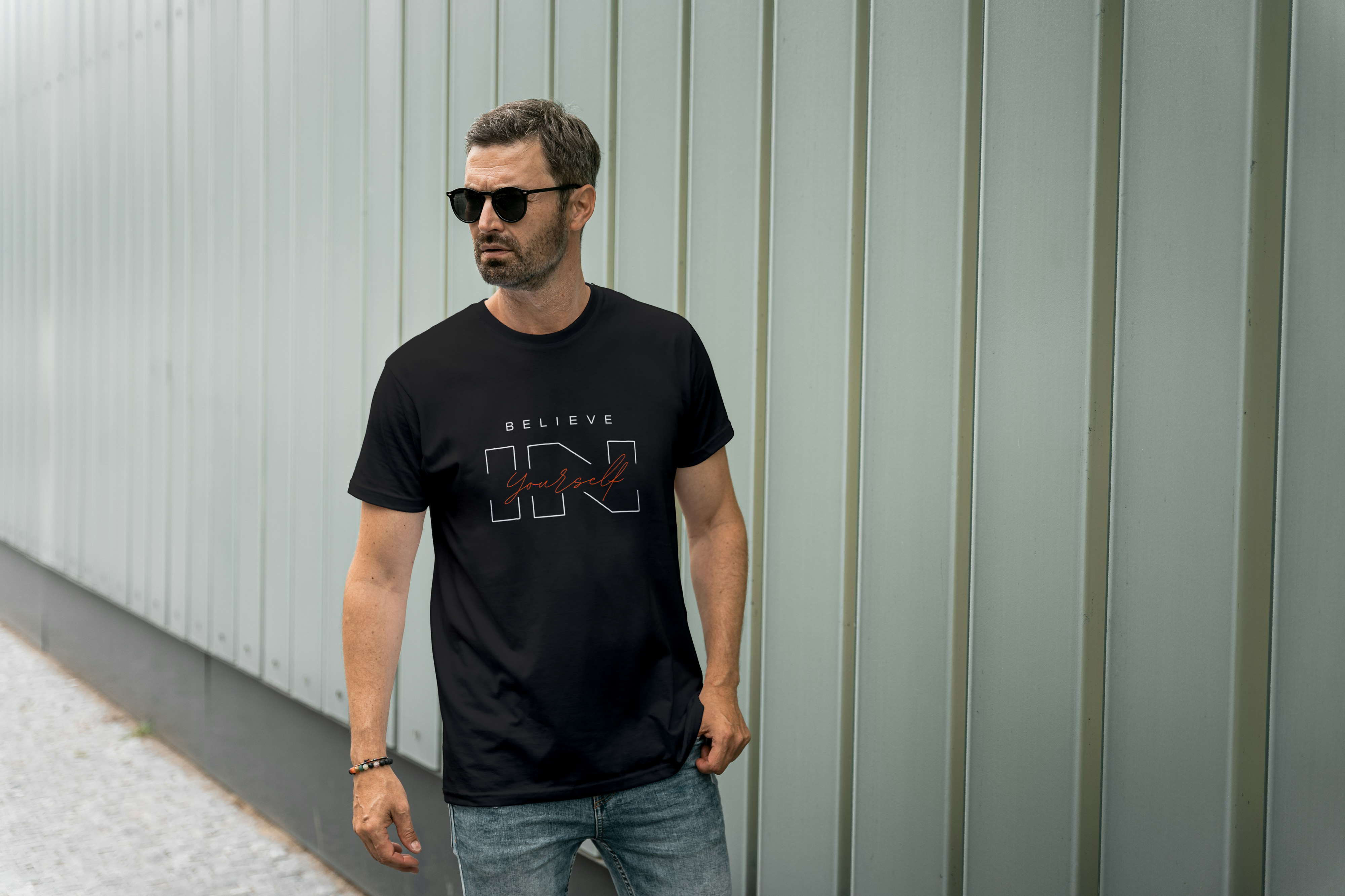 Believe IN Yourself Graphic Tee for Men's