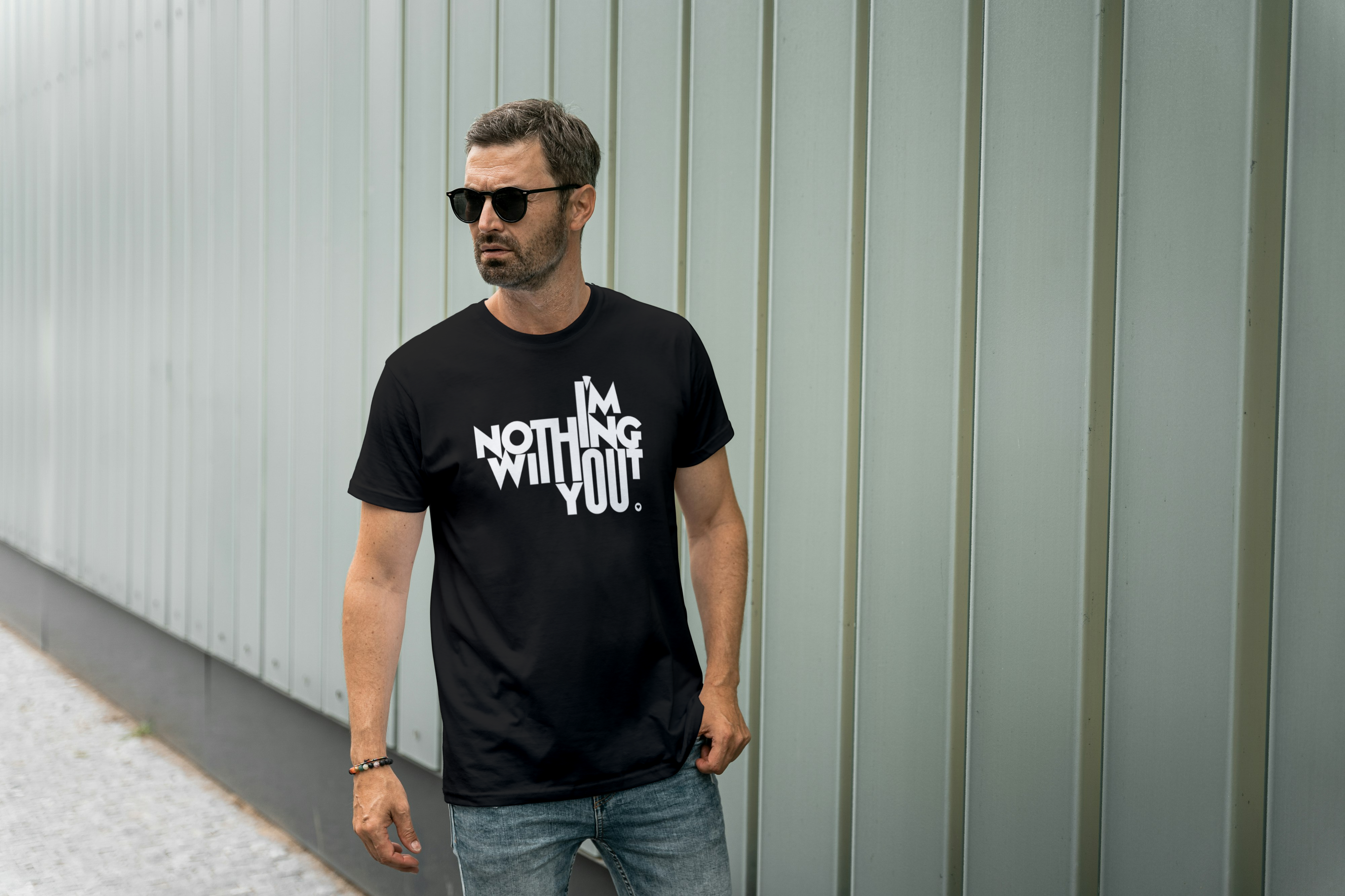 I'M Nothing Without You Graphic Tee for Men's