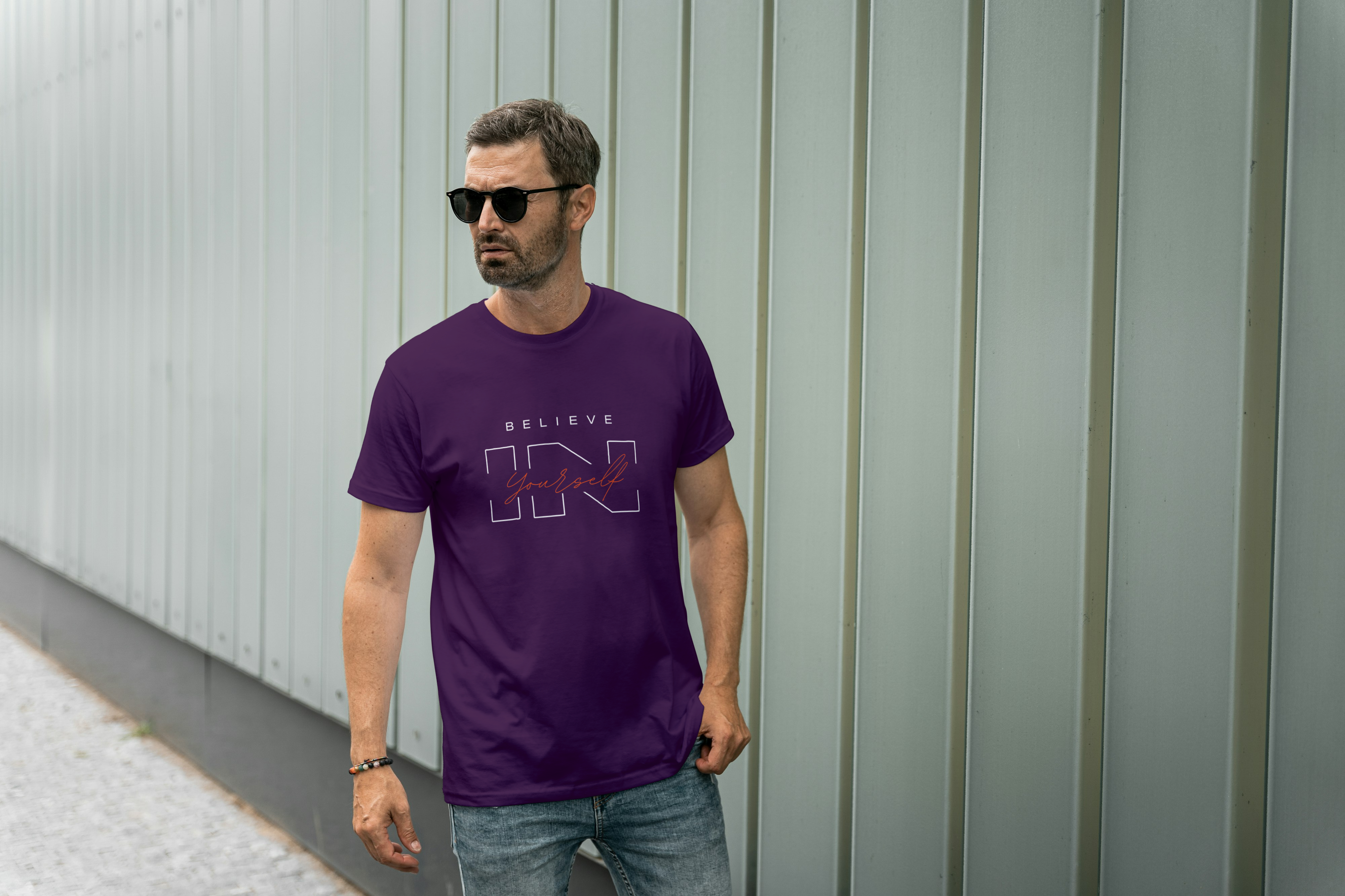 Believe IN Yourself Graphic Tee for Men's