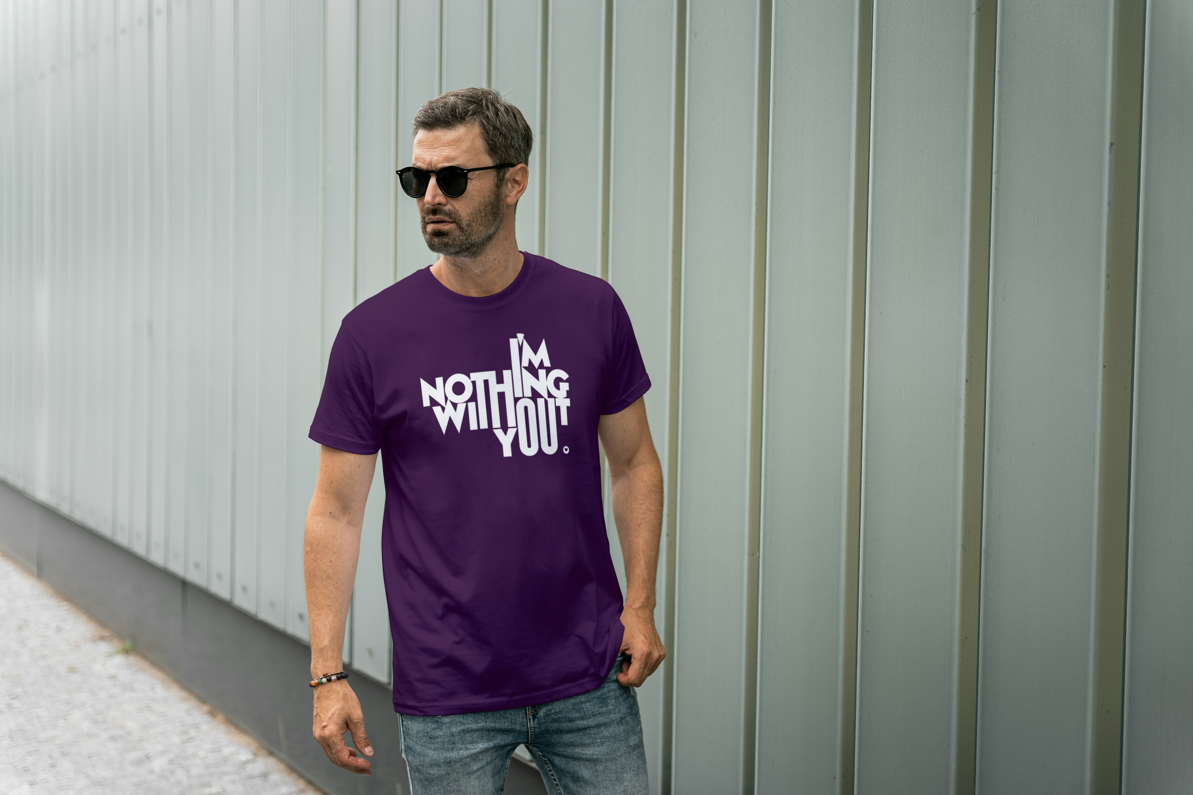 I'M Nothing Without You Graphic Tee for Men's