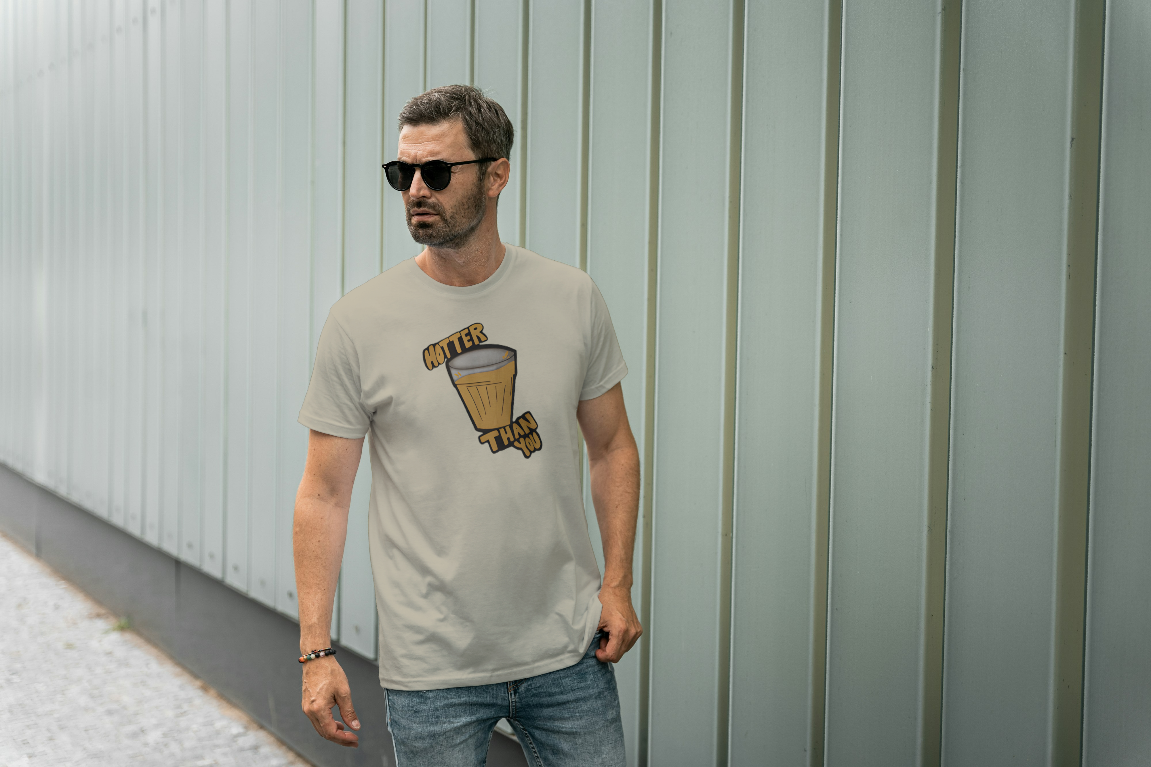 Hotter Then You Graphic Tee for Men's